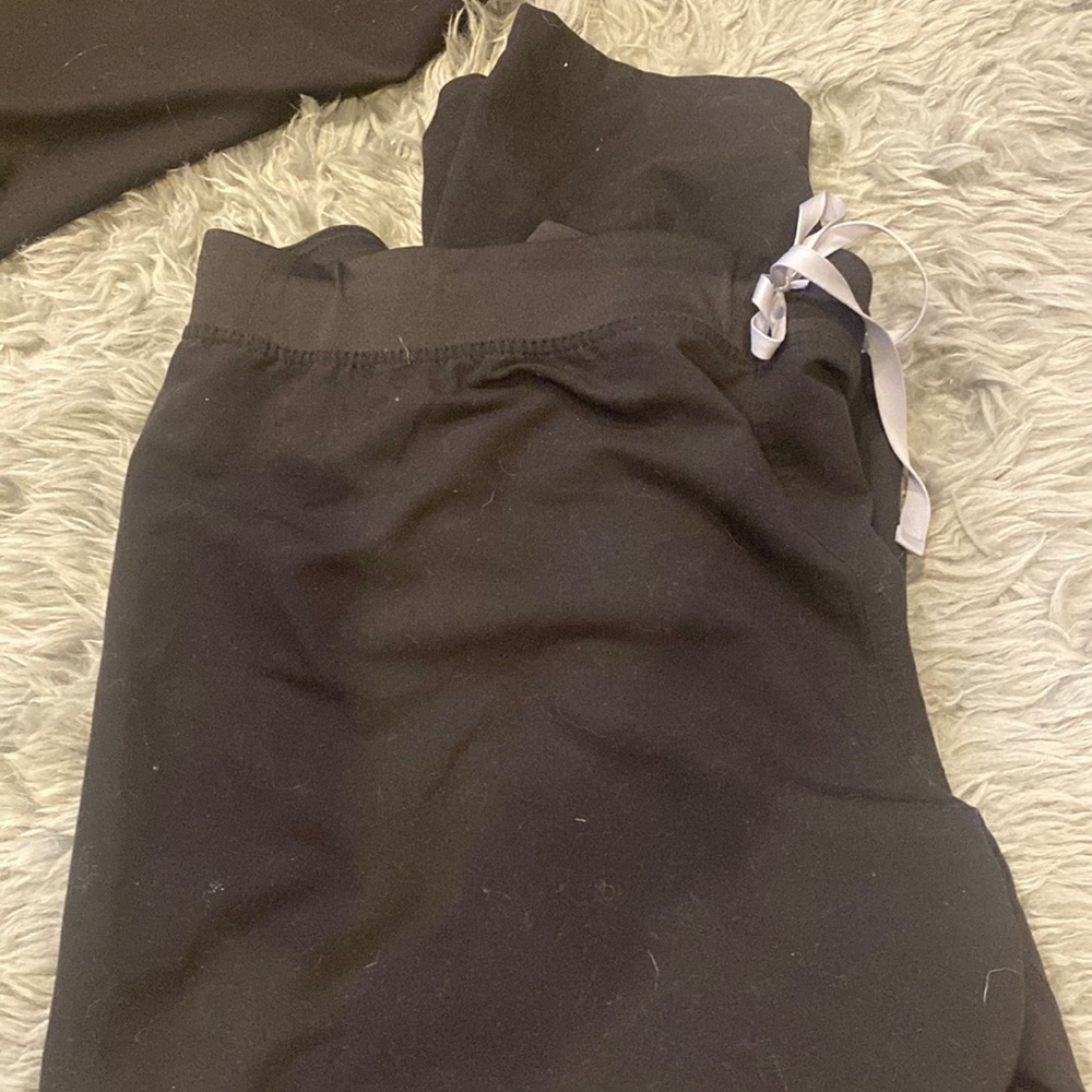 Figs Scrub Livingston Basic Pants- Black